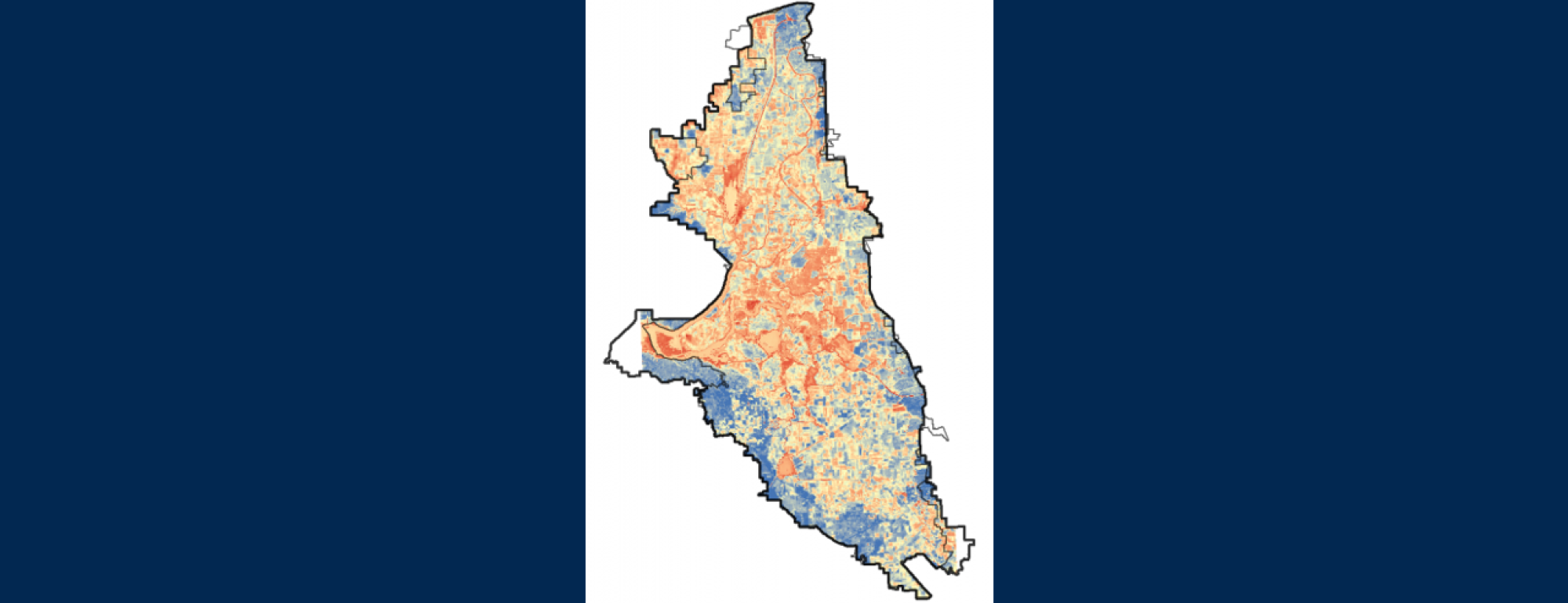 Delta Evapotranspiration Map