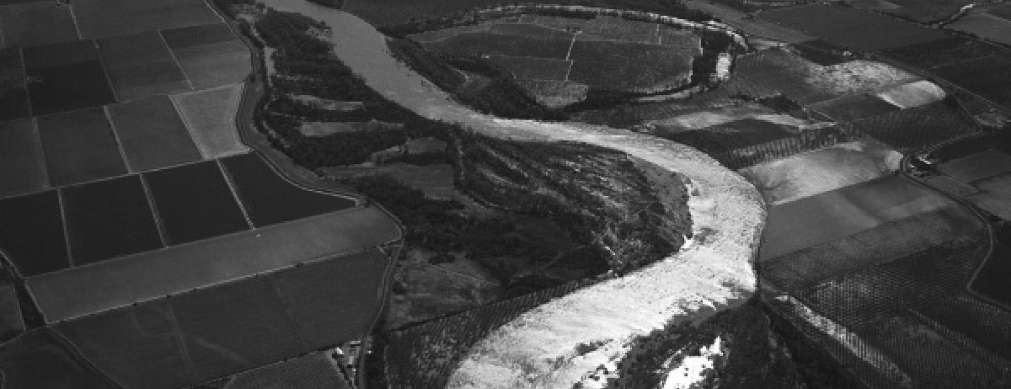 Aerial view of Sacramento River