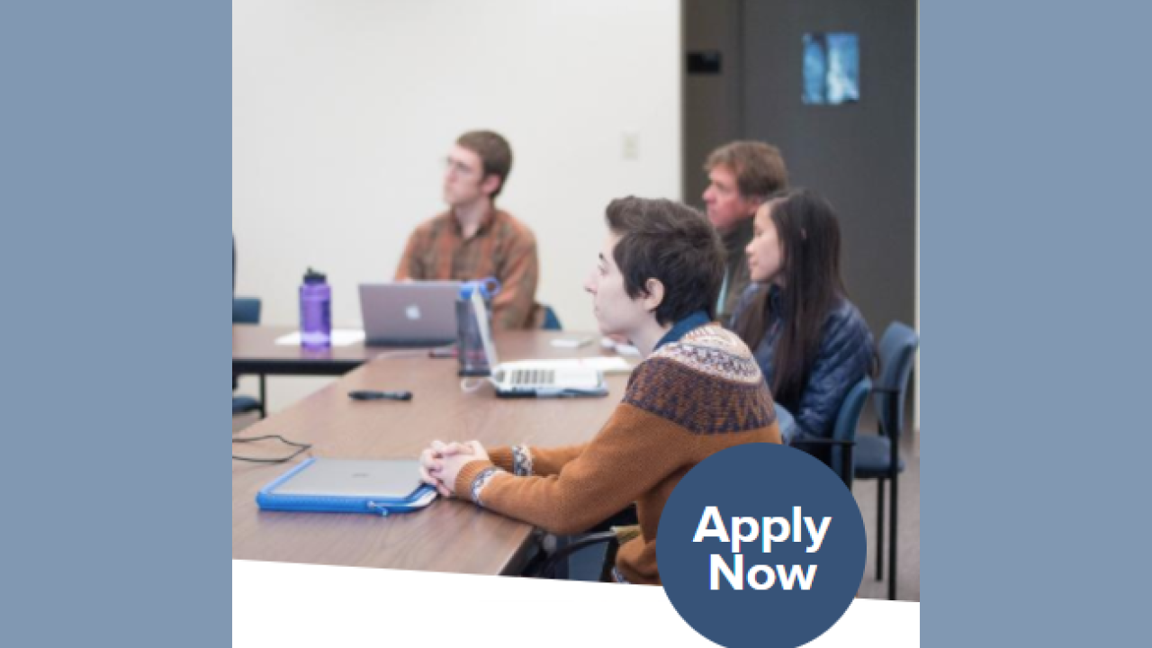 Students in a graduate seminar together