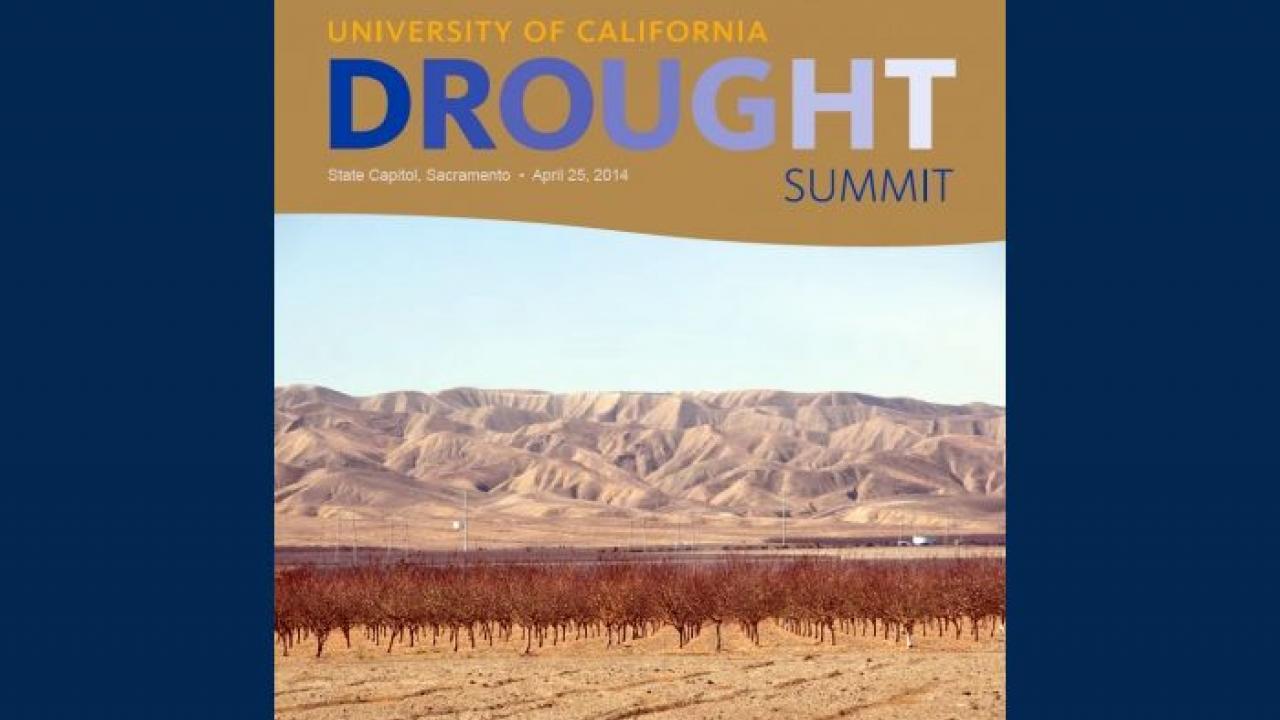 UC Drought Summit flyer