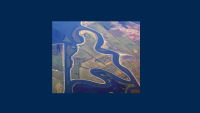 Aerial shot of delta