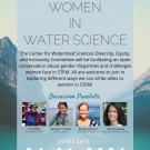 Women in Water Science Panel flyer for 2021